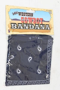 Forum Novelties Wild Western Cowboy Bandana Dark Blue item#51674 NEW - Picture 1 of 2