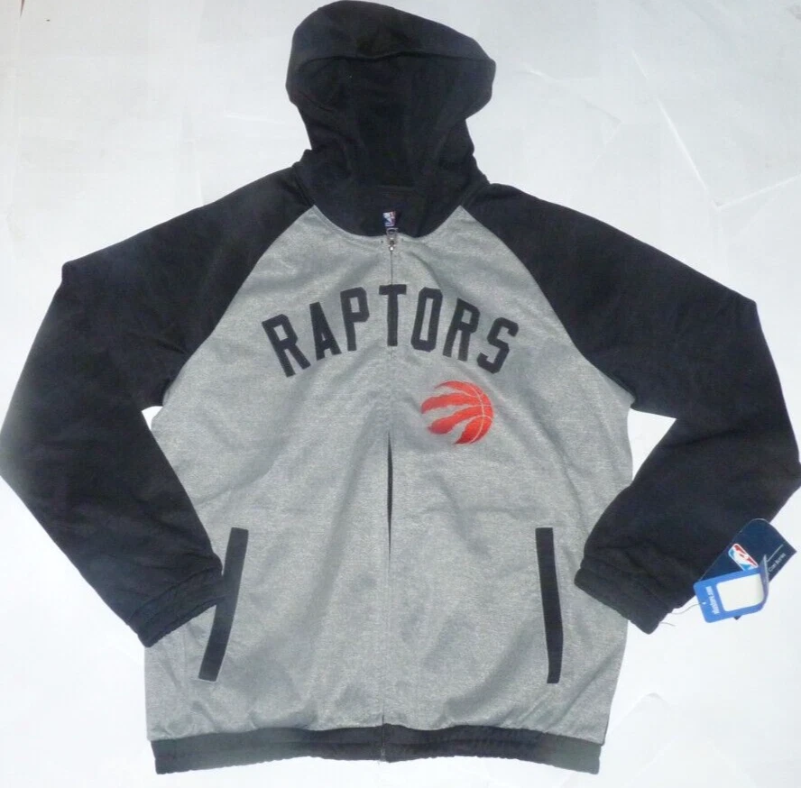 NEW NBA Toronto Raptors Zip Hooded Hoodie Sweatshirt L 16 18 Youth Boys NWT K432 - Image 1 of 1