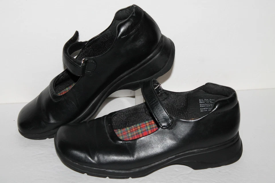 Mocasines/zapatos informales Predictions MJ, negros, de cuero, para mujer talla 5 de EE. UU. Foto 1 de 4