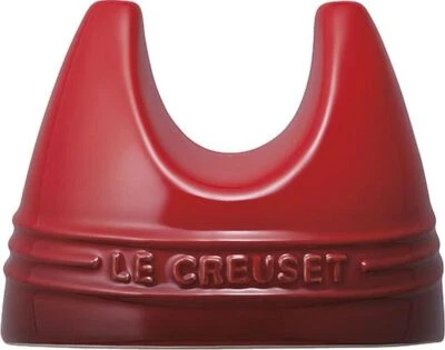 New Le Creuset Lid Stand Cherry Red 910429-11-06 from Japan - Image 1 of 3