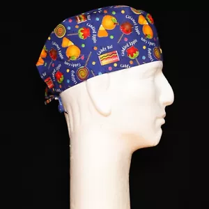 Cappello Scrub Caramello Mela Candy Corn Tema Cioccolato - Foto 1 di 1