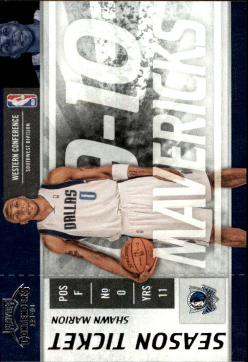 2009-10 Playoff Contenders Basketball (Pick Card From List) C126 10-21 - Image 1 of 1