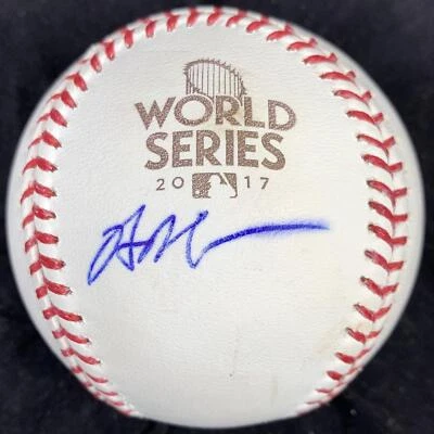 Brian McCann signed 2017 WS Baseball PSA/DNA Houston Astros autographed - Image 1 of 2