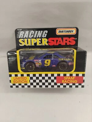 Matchbox 1996 Racing Super Stars LAKE SPEED #9 SPAM Racing 1:64 - Image 1 of 4