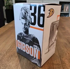 Anaheim Ducks John Gibson 36 Bobblehead Bobblelegs NHL Hockey Brand New in Box - Picture 1 of 8