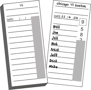 160 Piezas 10 Líneas Tira Tarjetas Rascañas Pool Tarjetas Pull Tabs para Fútbol, Deportes - Imagen 1 de 12