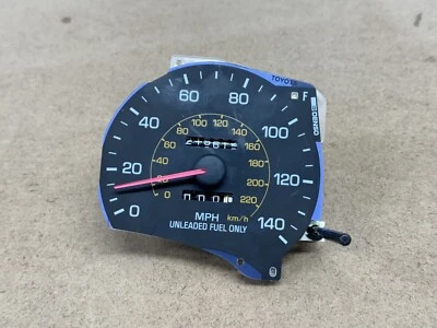 1991 -92 Toyota Mr2 Instrument Gauge Cluster Speedometer Odometer Speed Mileage - Image 1 of 4