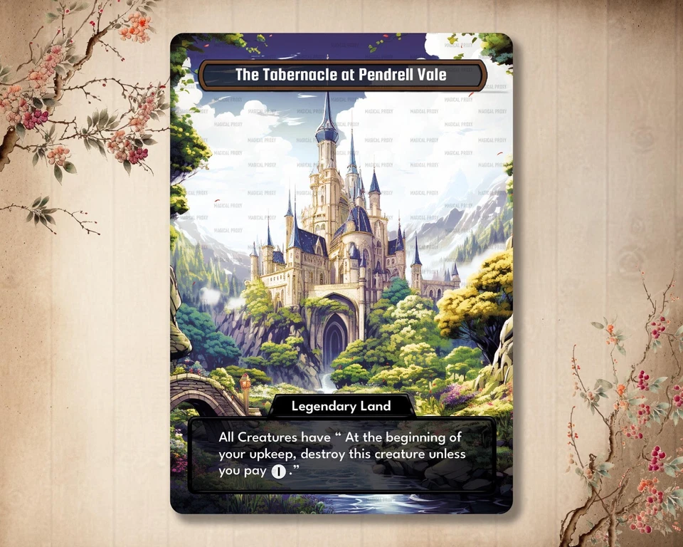 The Tabernacle at Pendrell Vale - MTG Custom Card - Alter Magic: The Gathering  - Imagen 1 de 1