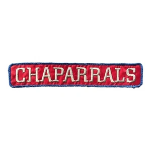 1970-72 DALLAS CHAPARRALS ABA BASKETBALL HARDWOOD CLASSICS 6.5" TEXT TEAM PATCH - Picture 1 of 4