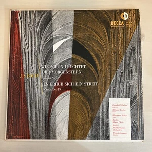 J.S. Bach Wie Schon Leuchtet Der Morgenstern No.1 Es Erhub Sich Ein Streit No.19 - Picture 1 of 4