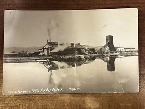Early 1900s Owen Oregon Lumber Mill MEDFORD OR RPPC Postcard Photo Rare! - Picture 1 of 6