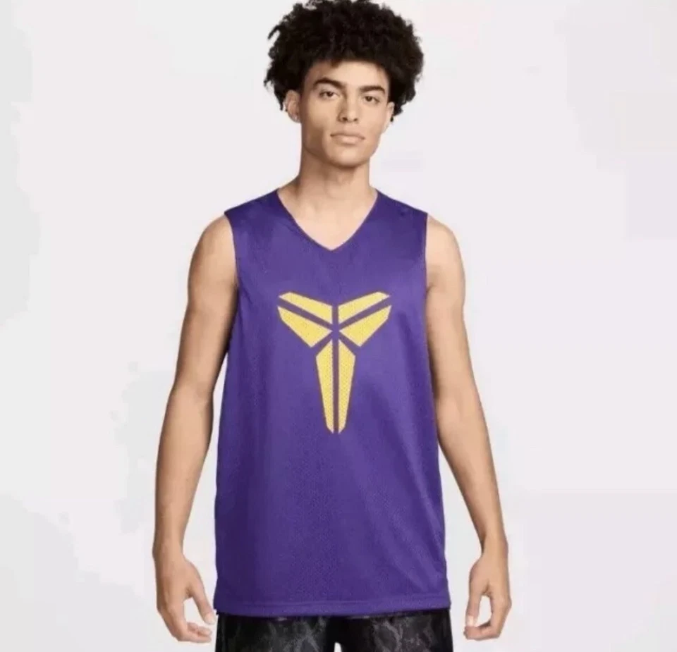 Nike Kobe Bryant Reversible Basketball Jersey FZ0934-475 Men's Size Small
