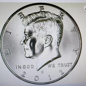 (1) 2012-D Kennedy Half Dollar BU Uncirculated Condition - Picture 1 of 2