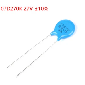 20PCS 07D270K 07D-270K Metal Oxide Varistor 7D270K 27V Tolerance ±10% Resistor - Picture 1 of 4