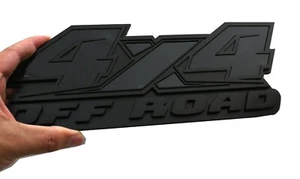 1pc Custom 4x4 off Road Decals 3D Emblem Bed badge for Trunk New Black - Picture 1 of 4