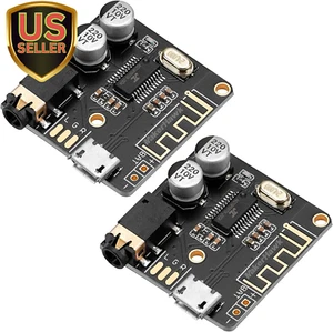 2Pcs Bluetooth Audio Receiver Board BT 5.0 Stereo Audio Amplifier 3.7-5V Car ... - Picture 1 of 1