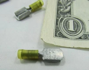 Lot 100 ETC 3/16" Female Yellow Electrical Crimp Wire Terminal 26AWG to 24AWG - Picture 1 of 5