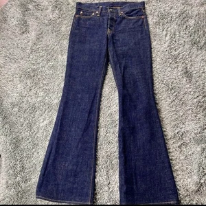Samurai Jeans s513xx W33 Boot Cut Flare Denim Jeans Indigo Blue - Picture 1 of 16