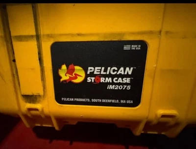 Pelican iM2075 Storm Case without pluck Foam.   yellow - Image 1 of 2