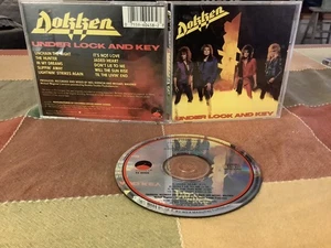 Under Lock and Key by Dokken Used CD 1986 Elektra Hair Glam Metal Free USA Ship - Picture 1 of 1