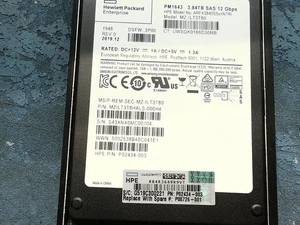 P08726-001 HP 3PAR 9000 3,84TB SAS 2,5 Zoll FIPS SSD Q0F44A - Bild 1 von 9