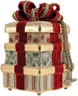 Bolso de mano Mary Frances It's a Wrap cinta con cuentas regalo de Navidad vacaciones Foto 1 de 4