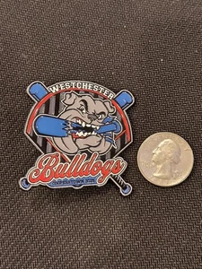 Cooperstown Baseball Trading Pin 2025 Westchester Bulldogs - Picture 1 of 2
