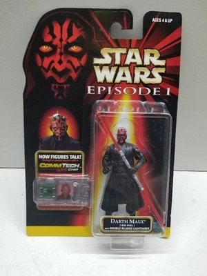 Star Wars Episode 1 Darth Maul Action Figure 1998 Hasbro w/CommTech Chip NEW #1 - Image 1 of 2
