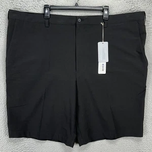 Cutter Buck CB DryTec Mens Chino Golf Shorts 48T Big Tall Black Performance NEW - Picture 1 of 9