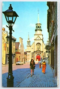 Vintage Postcard Montreal Notre Dame du Bon Secours Church Canada - Picture 1 of 2