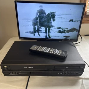 JVC HR-XVC30U Hi-Fi Stereo VCR/ DVD Player & Remote Control /User Manual Tested - Picture 1 of 9