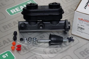 Wilwood Chrysler Style Aluminum Tandem Master Cylinder Kit 1-1/16" Bore Black - Picture 1 of 9