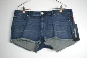 True Religion, Pantalones Cortos, Joey, Corto Cortado con Solapa, DRQM Wrn Out Vin 34 - Imagen 1 de 9