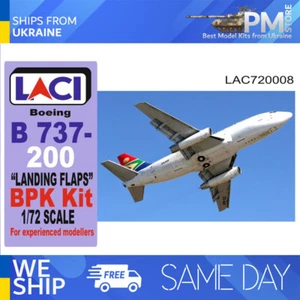 Laci 720008 1/72 alette di atterraggio per Boeing B 737-200 per kit resina BPK - Foto 1 di 7