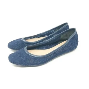 Diane von Furstenberg Marano Spitzen-Ballerinas marineblau US 8 - Bild 1 von 10