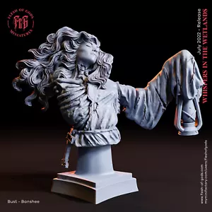 Banshee Bust by Flesh of Gods | D&D | DnD | Print on Demand - Picture 1 of 1