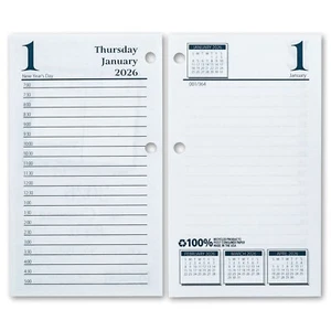 2026 HOD4717 House of Doolittle Desk Calendar Refill, 17 Style, 3-1/2 x 6" - Picture 1 of 5