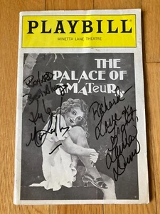 Laura Dern Kyle MacLachlan Signed Autographed Palace of Amateurs Playbill JG COA - Picture 1 of 6