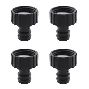 4PCS 1'' Thread Connector Multi-function Plastic Garden Hose Female Connector... - Picture 1 of 5