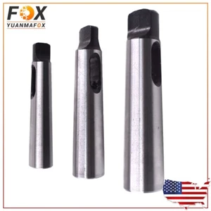 Manguito reductor de portabrocas adaptador cónico Morse MT1-MT2 MT2-MT3 MT3-MT4 3 piezas MT1-MT2 - Imagen 1 de 9