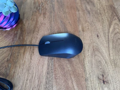 Lenovo 00PH131 Wired USB Optical Grey Wheel Mouse Black Colour UK Based Genuine - Image 1 of 2