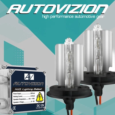 AUTOVIZION 55w HID KIT Xenon H13 HiLo 6000K Blue Beam Headlight Conversion Light - Image 1 of 4