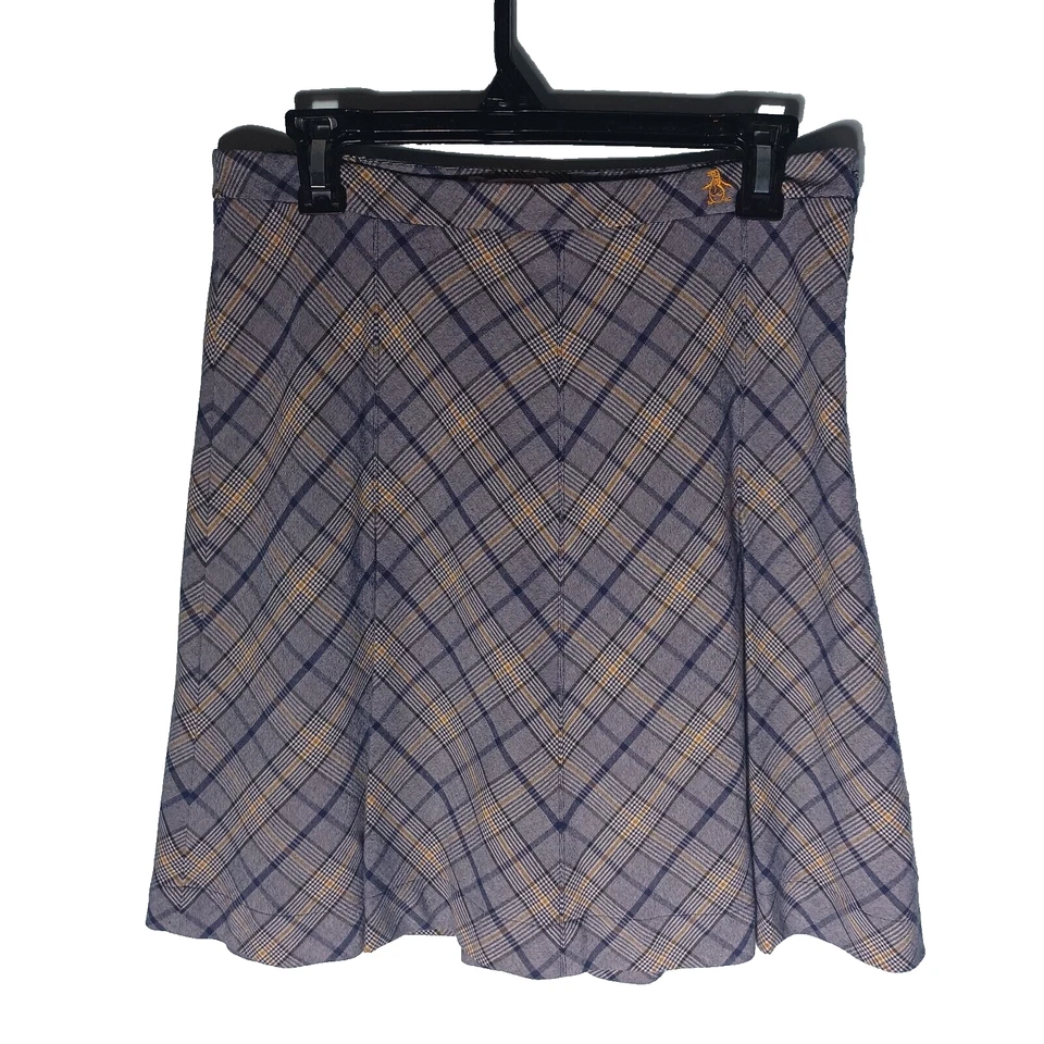 Falda Pingüino Plisada Mujer 8 Cuadros Academia Retro Y2K Años 90 Escuela Niña Foto 1 de 4