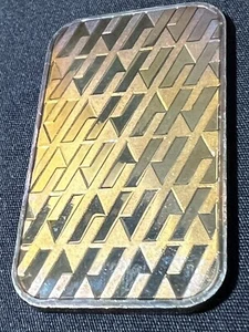 Toned 1 oz Silver Bar Asahi Refining .999 Fine Silver - For The Toning Lover!! - Picture 1 of 4
