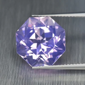 Taglio fantasia personalizzato 8,41 ct_Splendida ametista lavanda naturale_Brasile - Foto 1 di 1