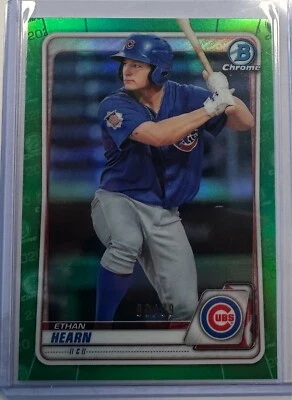 2020 Bowman Chrome Prospects Green Refractor  - 80/99 Ethan Hearn #BCP-203 - Image 1 of 2
