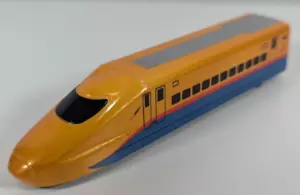Giocattolo pullback treno Western City giallo - Foto 1 di 6