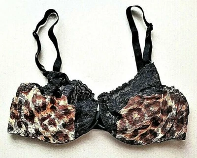 34C Fruit of the Loom Semi Sheer Lace Full Coverage Underwire Bra 4425 - Image 1 of 4