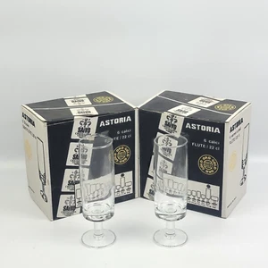 12 CALICI FLUTE ASTORIA BICCHIERI CL 22 in Vetro Saivo Cristalleria Vetreria FI - Foto 1 di 4