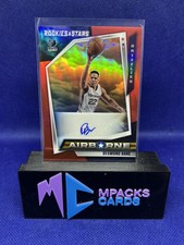 2021-22 Panini Chronicles Airborne Signatures RED Desmond Bane #AIR-DBA Cello SP